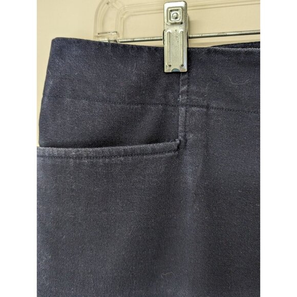 Talbots Pants Size 12 Heritage Blue Navy Straight Leg Heritage Chino - Picture 8 of 15